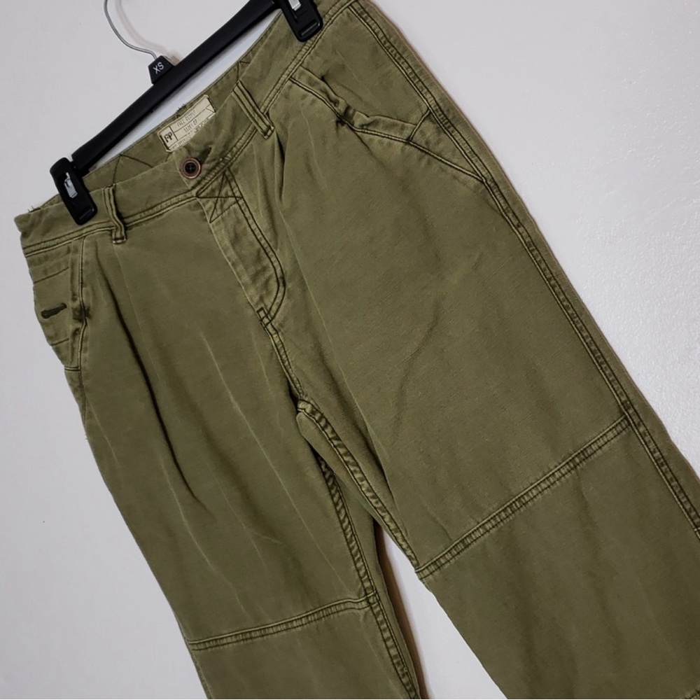 Free People cropped utility pants - size 4 - Picture 2 of 11